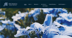 Desktop Screenshot of michaelsfuneralhome.com